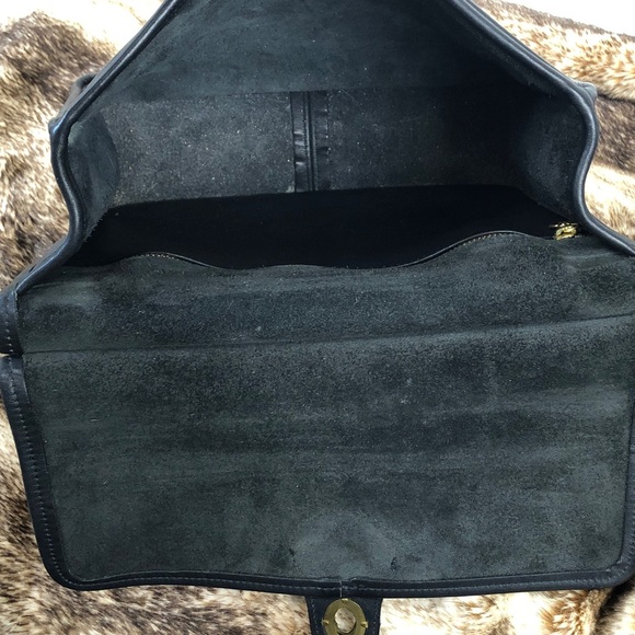 Vintage Coach Willis Hungary Black Leather Bag - Picture 13 of 16